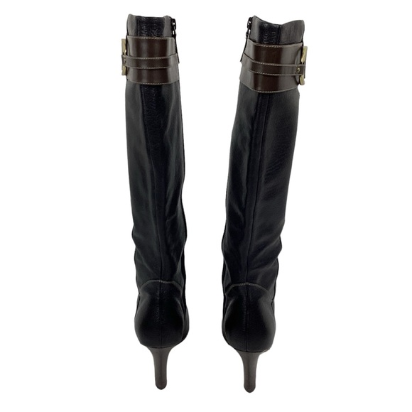 Cole Haan Sierra Air Knee High Heeled Boots Black - Picture 7 of 16